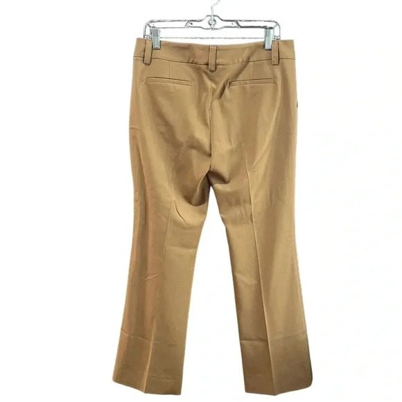 Alice + Olivia Low Rise Straight Leg Trouser in Tan Size 8 - Picture 5 of 11